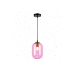 PENDENTE GLASS CHAMPAGNE ROSE