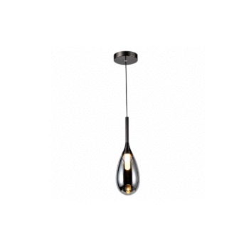 PENDENTE GLASS LACRIMA 5W BQ FUME
