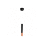 PENDENTE TUBU DOURADO ROSE 6W
