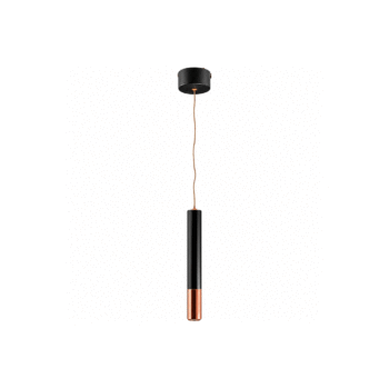 PENDENTE TUBU DOURADO ROSE 12W