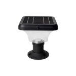 Luminária Solar de Jardim | Poste Integrado – Quadrado