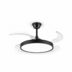 PLAFON LED FLESH WIND 36W PRETO