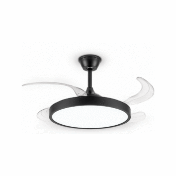 PLAFON LED FLESH WIND 36W PRETO