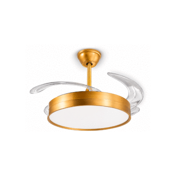 PLAFON LED FRESH WIND SLIM DOURADO
