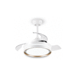 PLAFON LED BREEZE HOME - BRANCO + DOURADO