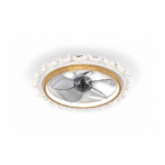 PLAFON LED MINIWIND 12''304,8MM 23W MADEIRA CLARA