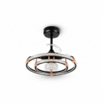 PLAFON LED RINGWIND CRISTAL 21''533,4MM PRETO