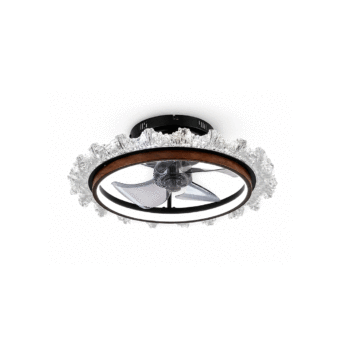 PLAFON LED MINIWIND 12''304,8MM 23W MADEIRA ESCURO