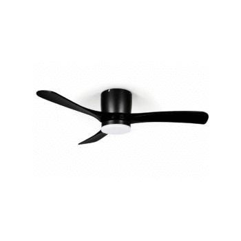 PLAFON LED VENTAGIO PRETO